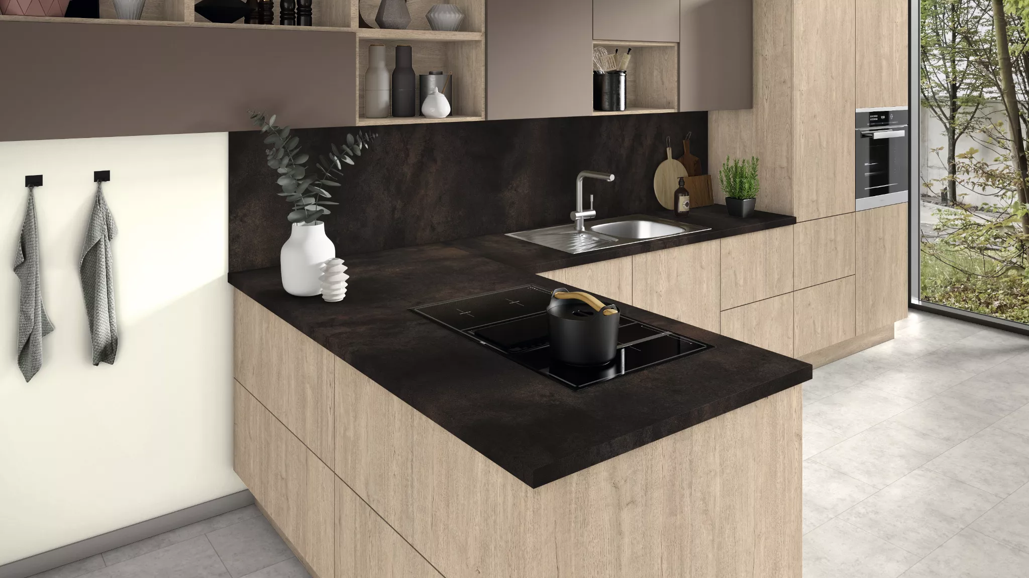 картинка Столешница Титанит антрацит AF228 STG1 EGGER от от Аскари Плюс 