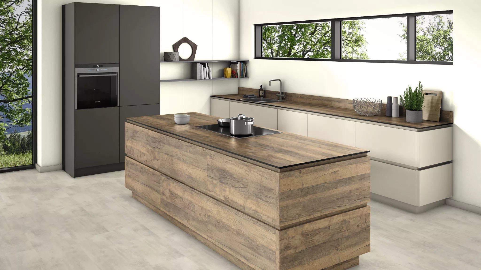 картинка Дуб Санта-Фе винтаж H1330 ST10 EGGER ЛДСП 18 мм от от Аскари Плюс 