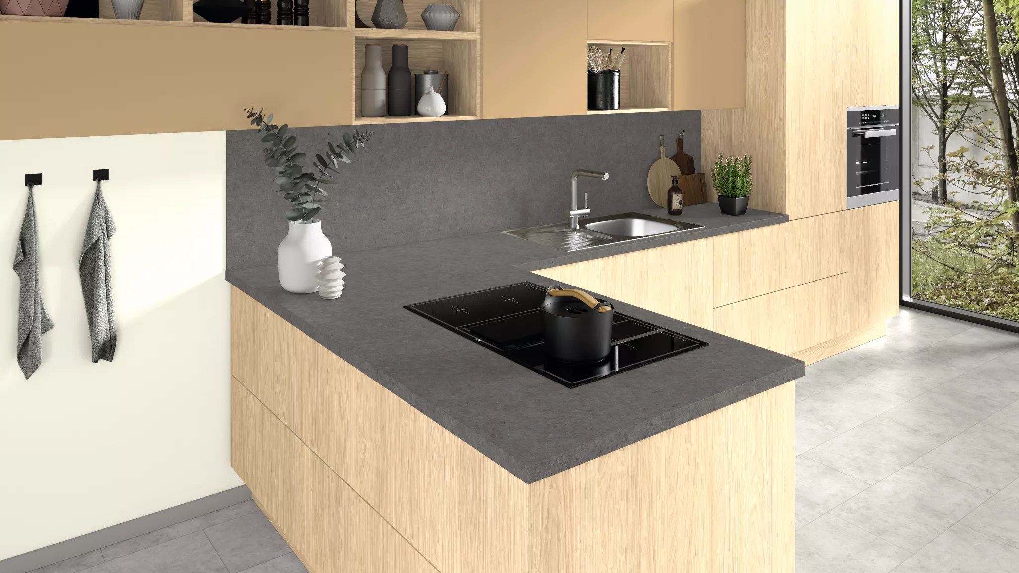 картинка Столешница Камень Пьетра Фанано серый F208 STG5 EGGER от от Аскари Плюс 