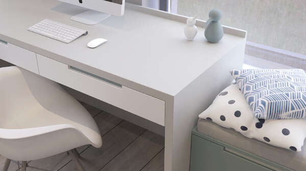 картинка Светло Серый 112 PE ( Пепел ) Ultradecor ЛДСП 18 мм от от Аскари Плюс 